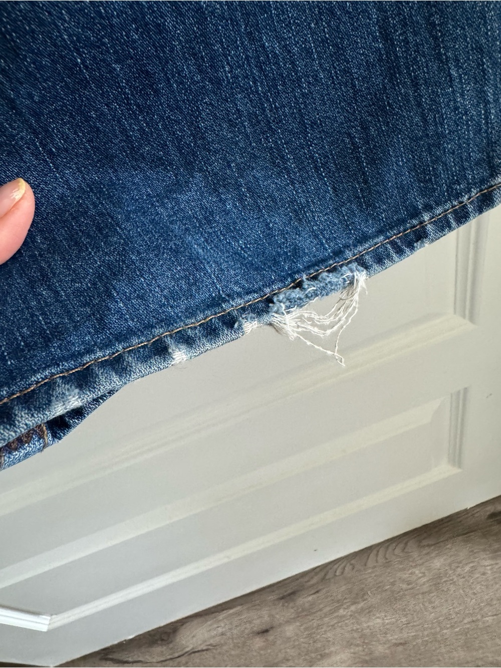 Men's True Religion Distressed Blue Denim Jeans, 34x34 - Picture 10 of 12